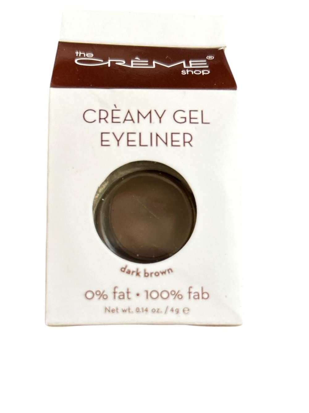 The Crème Shop Creamy Gel Eyeliner — Dark Brown